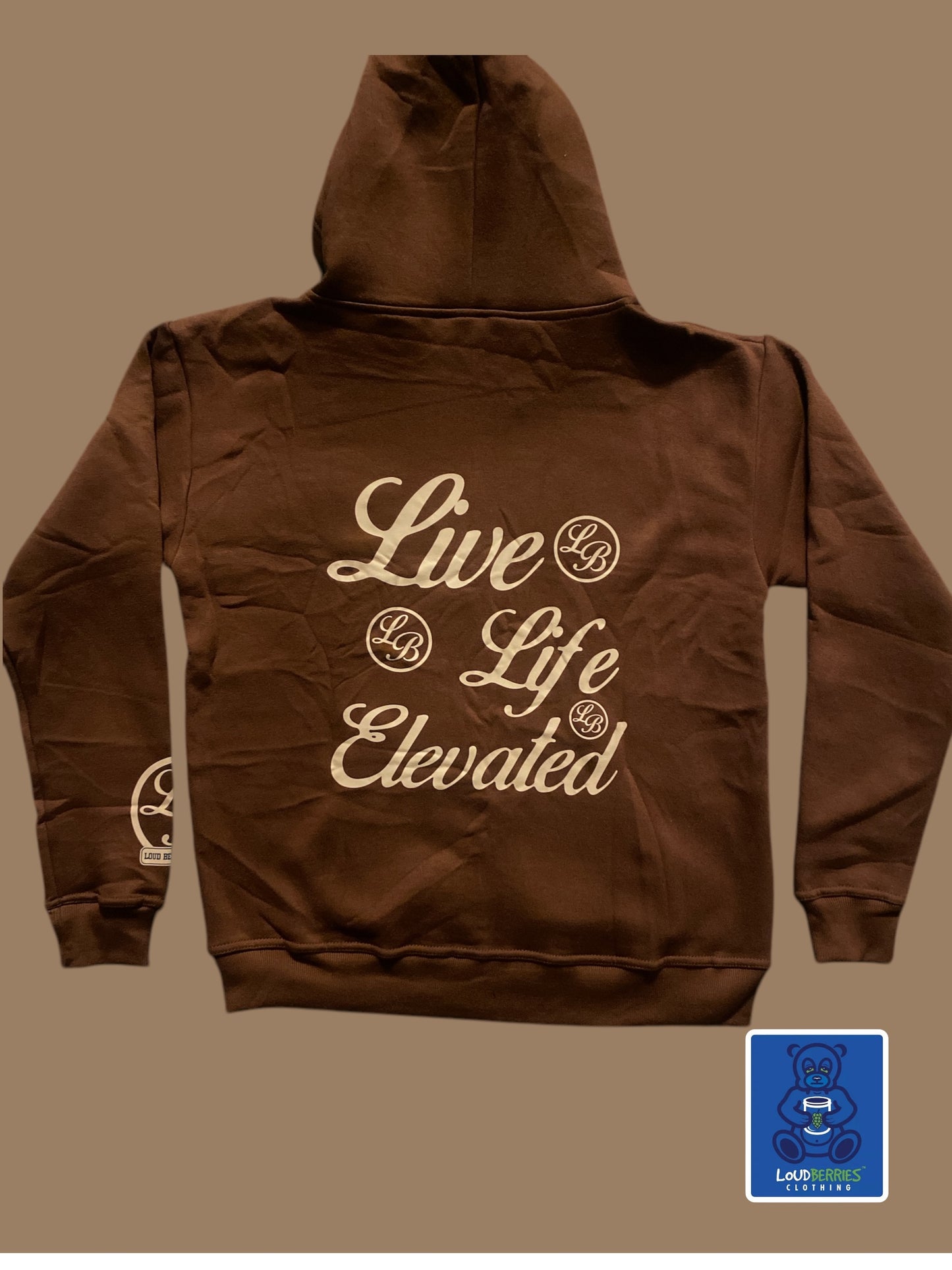Live Elevated 2017 Zip Up Hoodie - Loud Berries