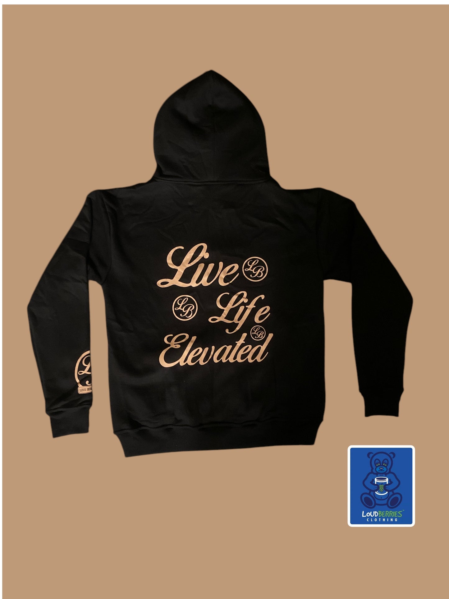 Live Elevated 2017 Zip Up Hoodie - Loud Berries