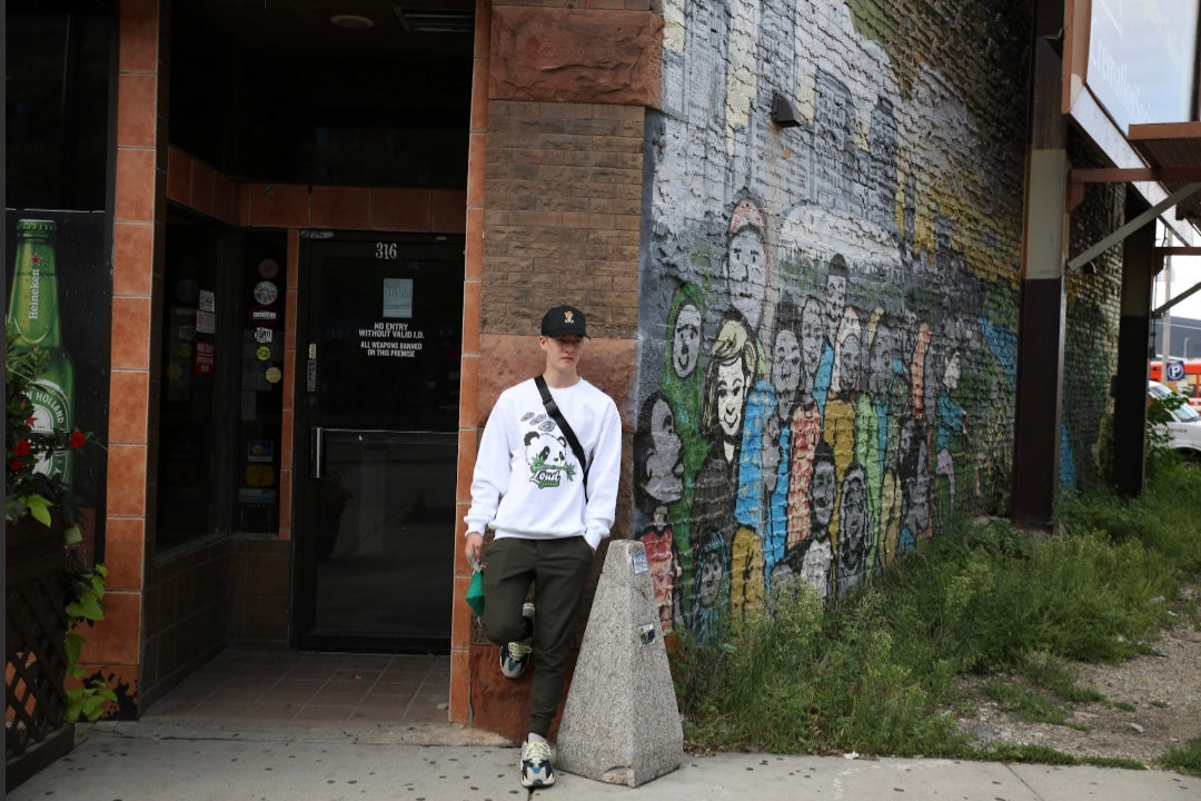 K Park fleece sweater - Loud Berries