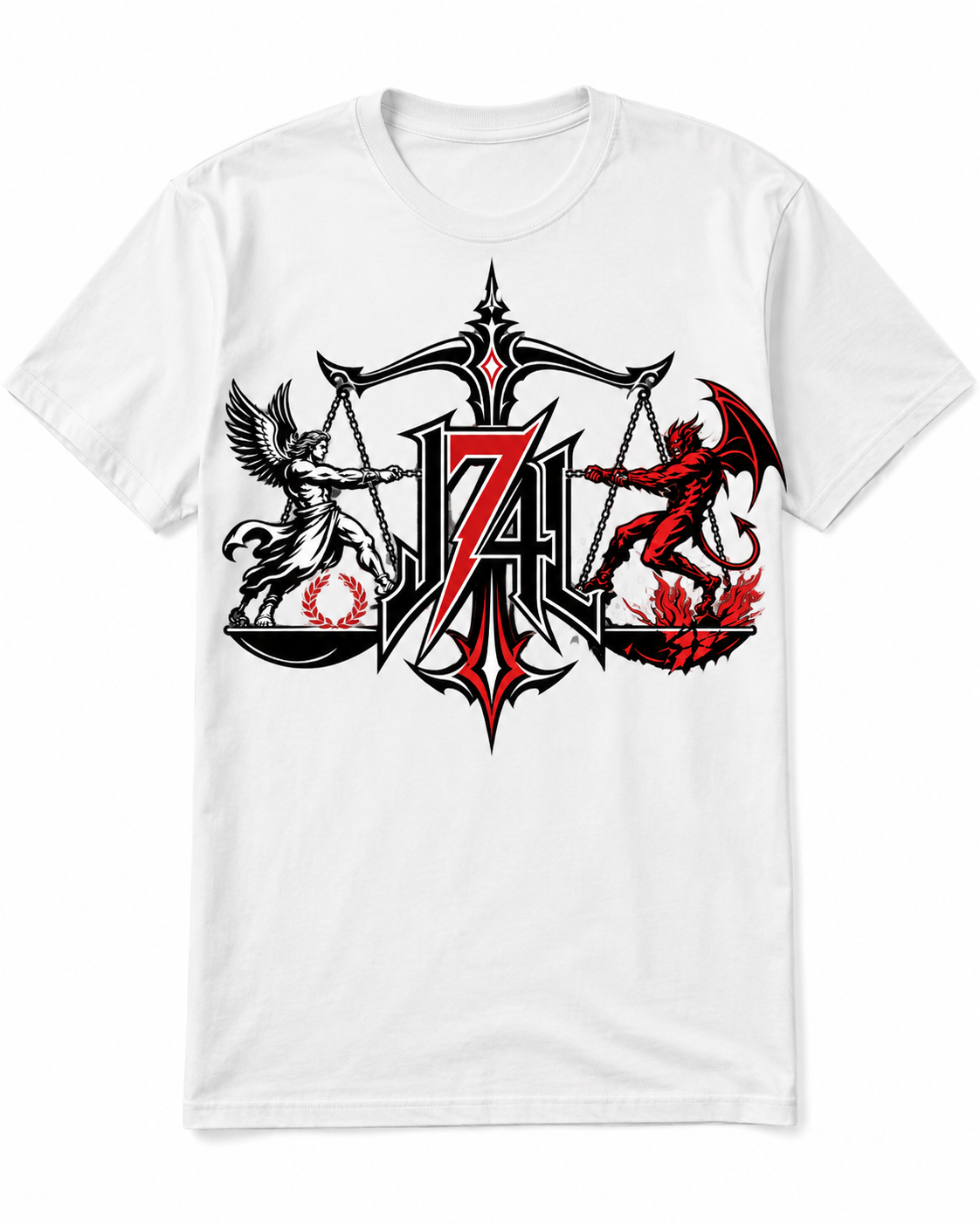 J74L Scales of Justice T-Shirt