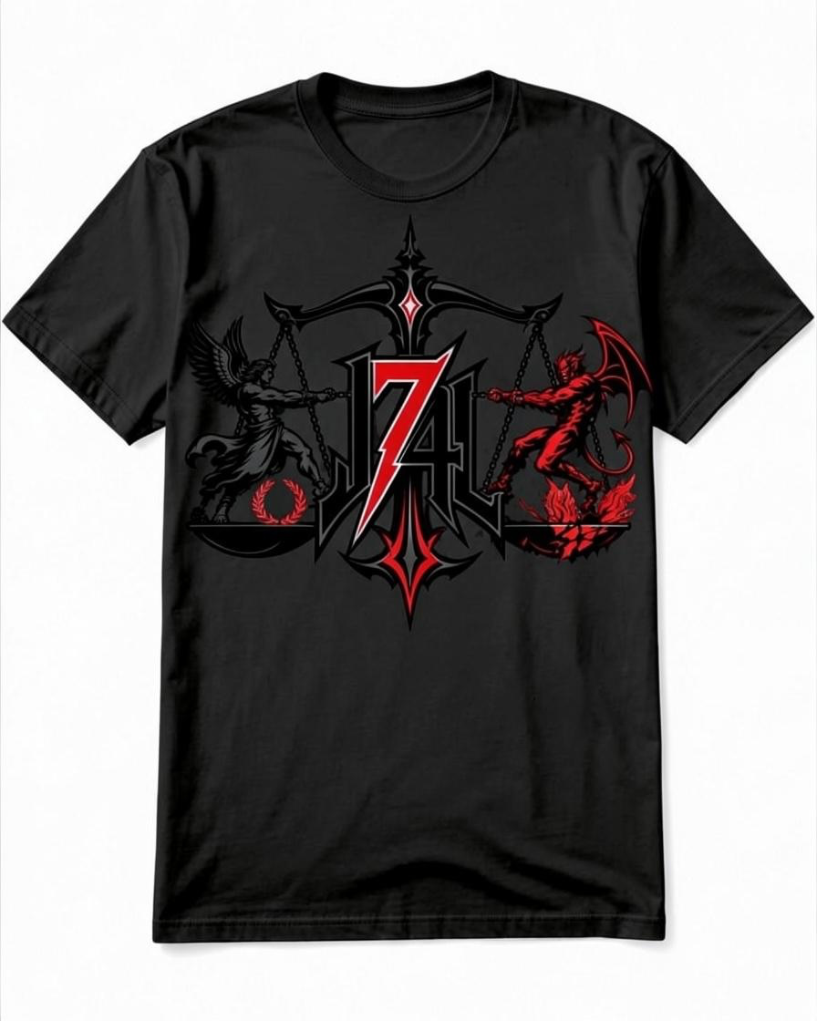 J74L Scales of Justice T-Shirt