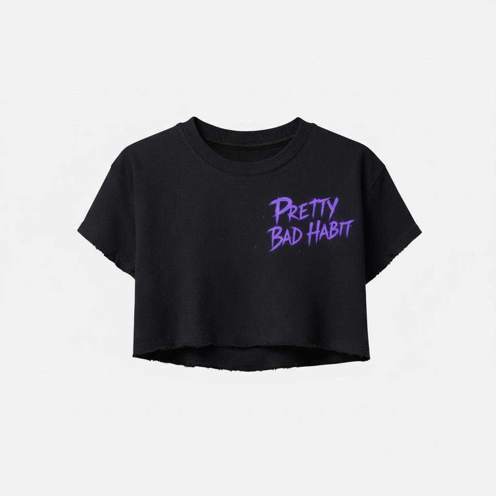 Rock N Roll cropped t