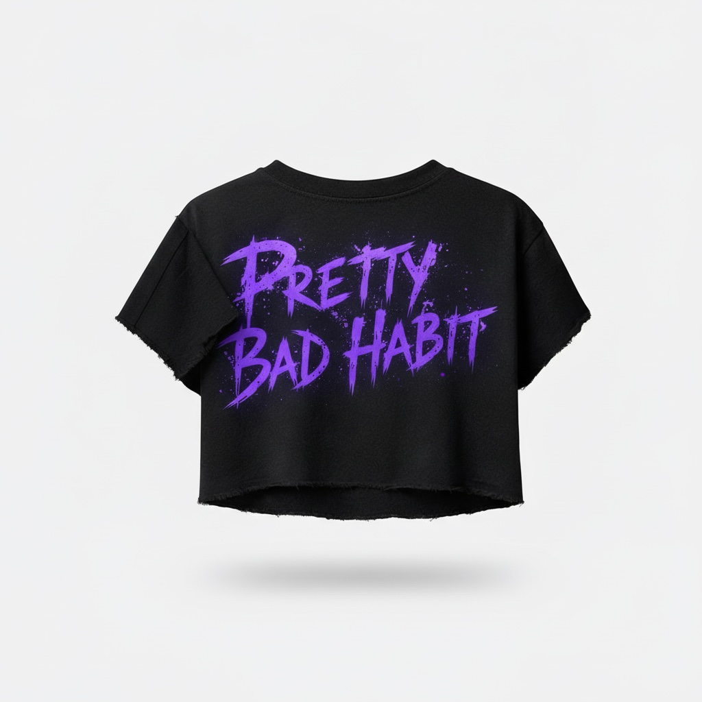 Rock N Roll cropped t